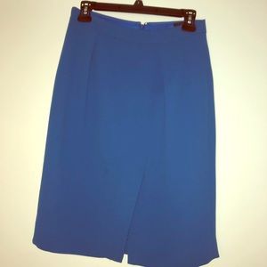 Royal blue skirt